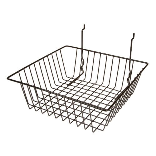 Square Wire Display Basket, 12 x 12 x 4