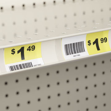 Shelf Channel Price Tag Chips