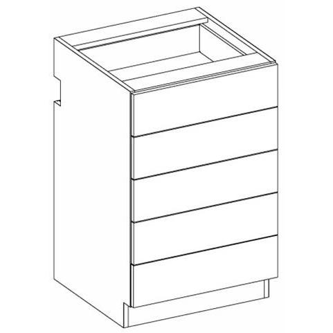 RX17 Five Drawer Accessory Unit 2-Widths Available