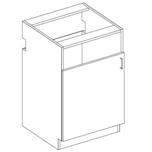 RX18 Waste Unit Wood Pharmacy Cabinet