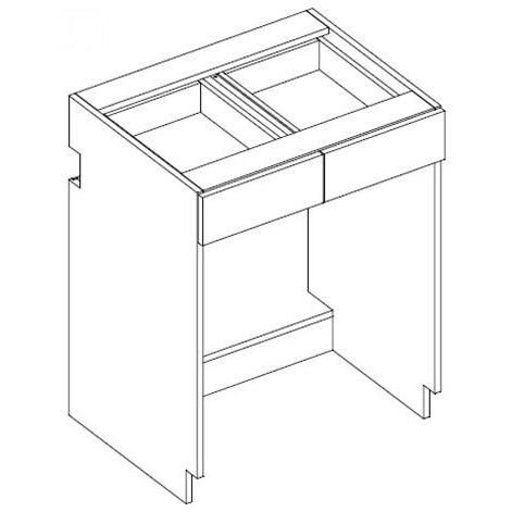 RX30 Two Drawer Desk Unit, 29"H 2-Widths Available